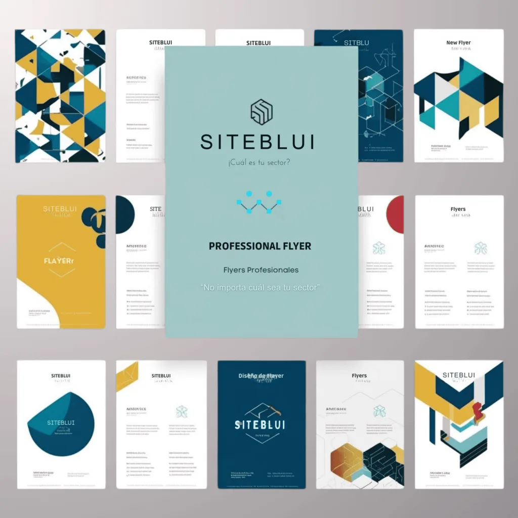 Diseño de Flayers Agencia SITEBLUI