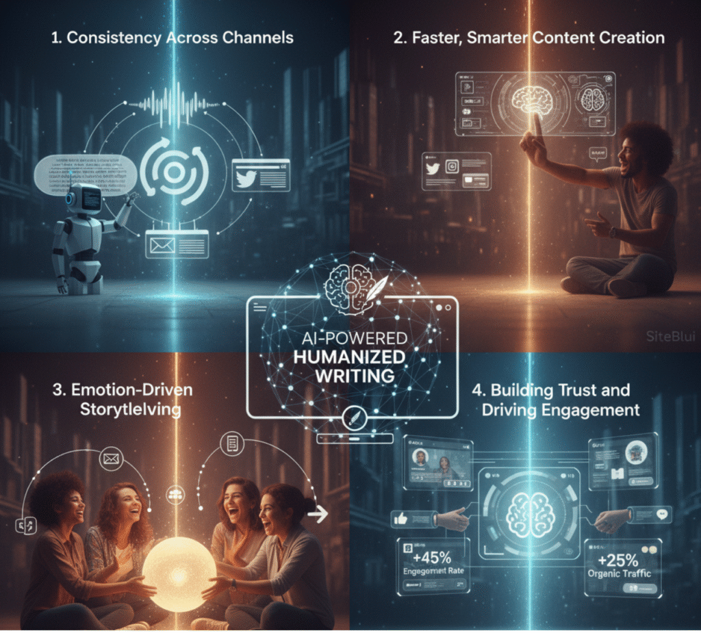 Escritura Humanizada Impulsada por IA más SEO