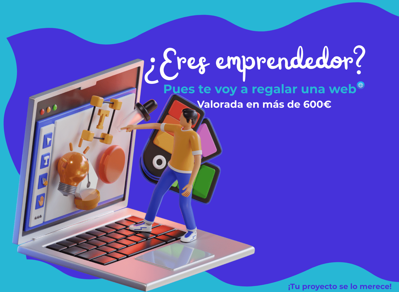 SiteBlui regala una página a un negocio real