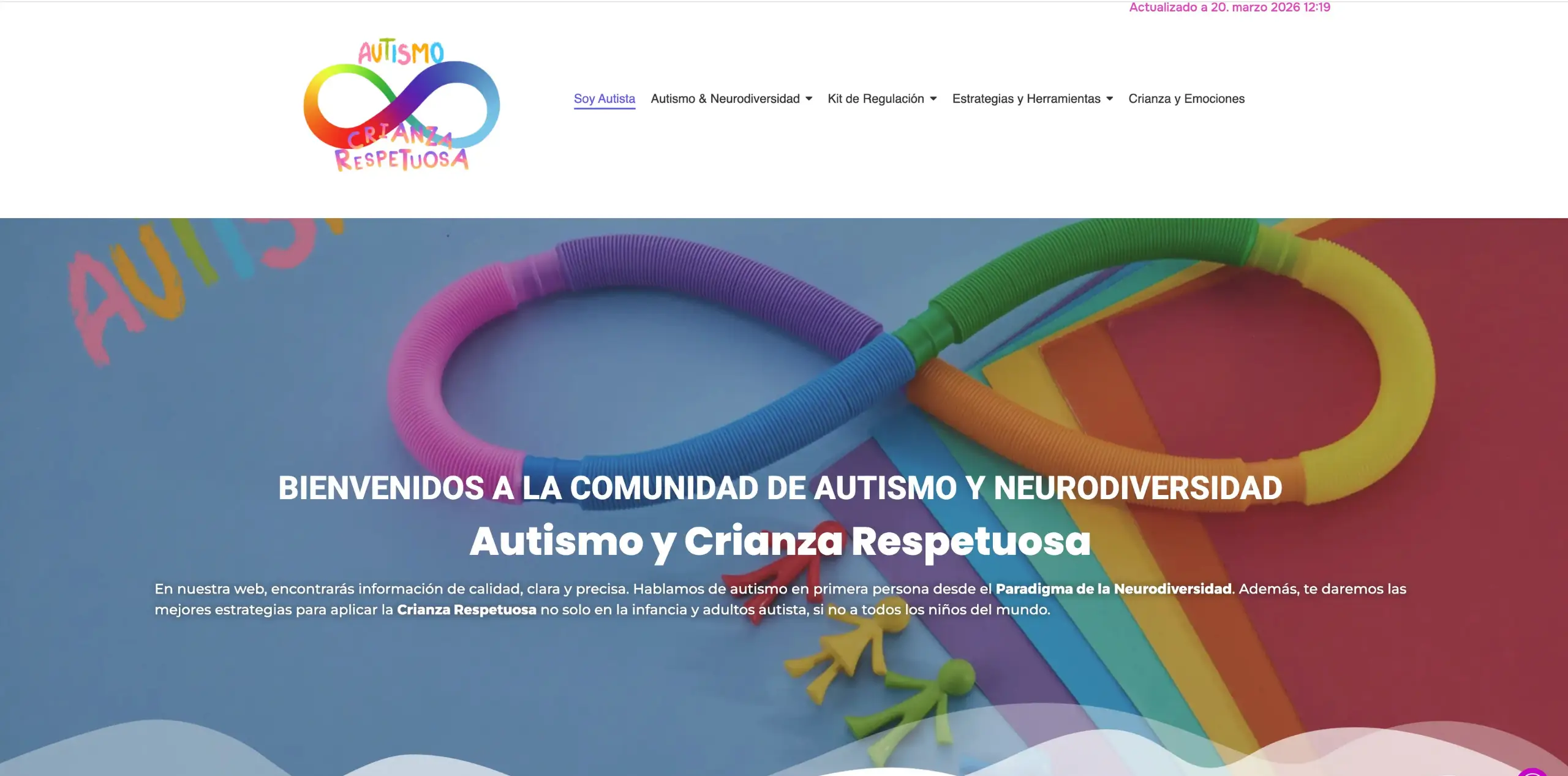 Autismo y Crianza Respetuosa siteblui